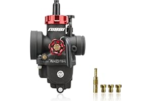 NIBBI Carburatore PE24mm di Ricambio ad Alte Prestazioni Con Getti di Carboidrato per moto da cross e quad fuoristrada per 125CC-150CC