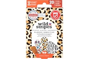 Wild Stripes Classic Sensitive Animal | Extra Léger & Flexible | Fort Tenu | Résistant À L'Eau