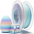 ZIRO Matte Gradient PLA Filament 1.75mm, Matte Multicolor 3D Printer Filament, Fit Most FDM 3D Printers, Dimensional Accuracy +/-0.03mm, 1KG Spool, Pastel Spectrum