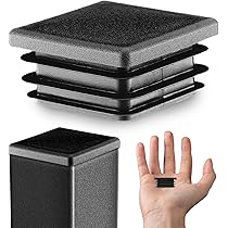 Tappi Terminali Per Tubi Rettangolari - 70x25 Mm, Neri, Per Sedie, Tavoli E Mobili, 20 Pezzi - Foto 12