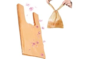 HOVUK 200 parfümierte Windelbeutel, 31 cm – Baby-Wickeltaschen, Entsorgungswindelsäcke, einfach zu bindende Griffe für Reisen, Neugeborene Essentials Windeleimer Taschen