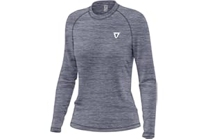 TORO ACTIVA Women's Long Sleeve Quick Dry Fit Active T-Shirts Moisture Wicking Athletic Round Neck Gym Tee Exercise Yoga Ladies Tops
