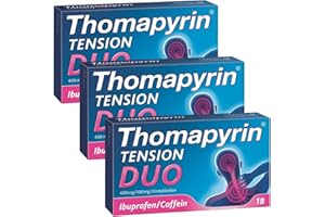 Thomapyrin Tension DUO Tabletten 3x18 Stück inklusive Handcreme von vitenda - bei stärkeren Kopfschmerzen mit Nacken- und Schulterbeschwerden