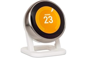 P3D-LAB Stand for Google Nest Thermostat 3rd-gen with Mounting Screws White - 3 Years Warranty - Made in UK
