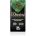 Divine 70% Cocoa Dark Chocolate With Mint Crisp, 90 g bar