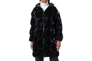 Love Moschino kurtka Kobiety Technical Fabric Thermo Quilted With Hearts.