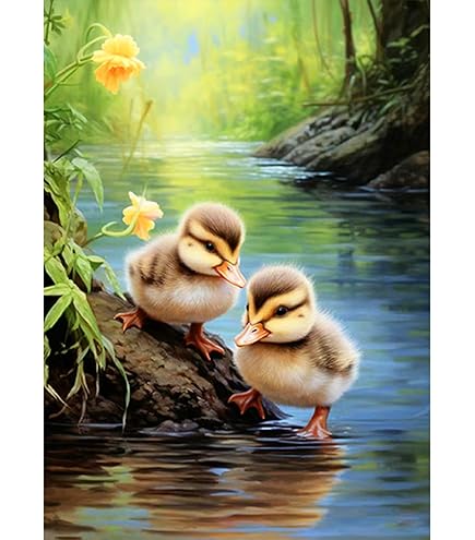 Diamant Painting Papagei 30x40cm - 5D DIY Malerei Set Für Erwachsene