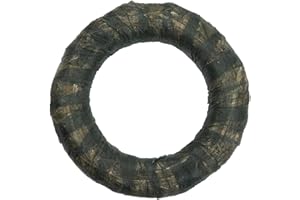 ‎DEKOPRINZ DekoPrinz Strohkränze mit Vlies, 1 Stück | ø 40 cm Durchmesser | 6 cm Stärke | Strohrömer, Türkranz, Deko-Kranz, Kranz-Rohling, Strohring