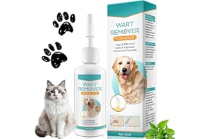 NAXIXI 20ML Wart Remover for Dog,Warts Removal Treatment for Pet,Fast Acting Dog Skin Wart Removal,Dog Strong Treatment Warts Remover,Pain-Free Dog Skin Treatment Remover,Effective Wart Removal for Dog(1PCS)