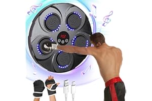 Swsdee Boxing Machine - Music Boxing Machine, Smart Bluetooth Boxing Machine Wall Mounted, Improves Reaction and Coordination, with 9 Modes for Kids/Adult/Family Workout