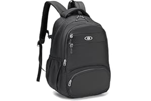 SPAHER Bagage Cabine 40x30x15 Air France British Airways Sac à Dos Voyage Cabine Avion Sac a Dos Loisir Cartable College Backpack Bagage à Main Petit Sac à Dos Ecole Randonnee Femme Homme Noir