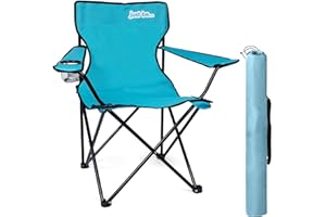 just be... Folding Camping Chair for Adults and for Kids Lightweight Foldable Chair Suitable for Outdoors. Chairs for the Beach, Lawn, Camp, Fishing Trip and Garden