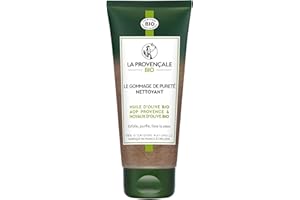 LA PROVENÇALE La Prowansalska Bio - Czystość Peeling - Organiczna oliwa z oliwek AOP Provence i Oliwek certyfikowana Cosmebio - Do skóry mieszanej - 100 ml