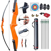 Imbracatura Da Polso Per Tiro Con L'Arco EMagTech - Regolabile, Corda Intrecciata, Per Archi Compound