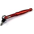 Titan 11321 1/4-Inch Drive Swivel Head Micro Bit Driver , Red