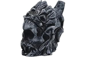 MAYTING Aztec Death Whistle - 125+ Decibels Human Loudest Screams, Ancient Aztec Whistle for Halloween, Dia De Los Muertos, Unique Gifts for Horror & History Fans (Black A)