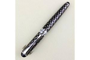 GULLOR Avanzata esecutivo Penna Roller Jinhao 750 Nero e Argento Penna Modello Quadrato