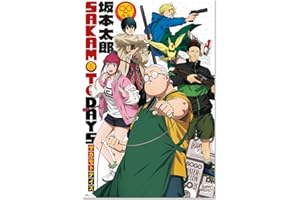 Grupo Erik Poster Sakamoto Days - Laminas decorativas 61x91,5cm a todo color | Posters para pared ideal decoración habitación