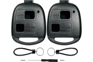 SUPALAND 2 Pezzi 2 Tasti Auto Guscio Chiave Telecomando Senza Lama Per Toyota Yaris Prado Corolla Celica RAV4 Avensis Land Cruiser Copri Chiave di Ricambi