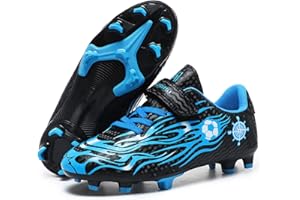 DIQUEQI Boys Girls Football Boots Cleats Soccer Shoes Professional Spikes Football Competition Shoes Training Sneakers For Unisex Kids