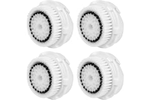 4G-KITTY Lot de 4 têtes de brosse de nettoyage pour visage Sensitive Mia 1, 2, 3 (Aria), Smart Profile, Alpha Fit, Plus, Sonic Radiance
