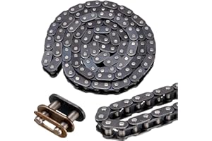 Viviance T8F Chaîne Ceinture avec Boucle Link 116 pour 43Cc 47Cc 49Cc Mini Dirt ATV Quad Mini Moto