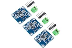AOICRIE 3PCS CJMCU-219 INA219 I2C Interface Bi-directional DC Current/Power Monitoring Sensor Module for Arduino Raspberry Pi (Pack of 3)