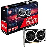 MSI Radeon RX 6500 XT MECH 2X 4G OC Scheda Video Gaming - 4GB GDDR6, 2825 MHz, PCI Express 4 x 4, 64-bit, 1 x DP v 1.4a, HDMI
