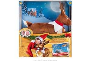 Cefa Toys - The Elf on the Shelf : Elf Pets, Cuento y Peluche Reno (00595).Español