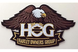 SUMA SHOP Grande Toppa Patch Aquila Hog Harley Davidson Modello Nuovo Cm 30 X 17