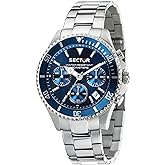 Sector No Limits 650 Orologio Uomo Cronografo – R3273631004 – Cassa 45 Mm In Acciaio – Impermeabile 10 ATM – Data E Mese