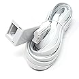 Maincore 3m long White BT Telephone Extension Cable Lead For Office & Home 6 Wire (631a) BT Male to BT Female (Available in 2m, 3m, 5m, 10m, 15m, 20m) (3m)