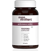 Man Matters Pure Shilajit, Ashwagandha, Gokshura, Safed Musli & Kesar Capsules | 17 Natural Herbs | 60 Tablets