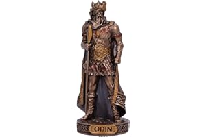 Nemesis Now Norse Mythology Decor Bronze God Statue 8.5cm Tall – Cast in The Finest Resin, Expertly Hand-Painted – Odin God of War