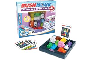 RAVENSBURGER ThinkFun - Rush Hour Junior, Gioco da Tavolo per Tutta la Famiglia, 1+ Giocatori, Idea Regalo per Bambini e Bambine 5+ Anni, Edizione in Italiano