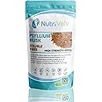NutriVolv Psyllium Husk 800mg | 120 Capsules | Fibre Supplement | High in Soluble Fibre | Digestion Support | Detox | Colon Cleanse | Weight Loss | Gut Health | Vegan