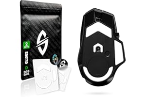 SensoryBoost DPS Glides per Logitech G502 X Lightspeed (Confezione da 2), piedini per mouse di ricambio – bordi arrotondati, più velocità, PTFE, Vestibilità perfetta, accessori per mouse da gioco