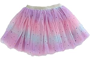 Hykiee Tutu Fille, Deguisement Bebe Enfant Ballet Danse Classique Fille Costume pour Carnaval Fête Anniversaire Cadeaux pour Filles 2 3 4 5 6 Ans, Robe de Princesse Jupe Tulle Rose Femme