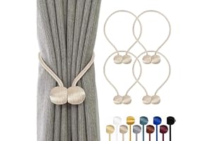 TopHomer Magnetiska gardinomtag 4-pack - 10 färgalternativ