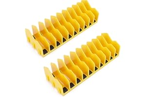 HURRICANE Zangenhalter Set, Halterung für 10 Zangen und Schneider, Werkzeugkoffer Organizer, mit rutschfestem Gummiboden, Passend für 7.6 cm Hohe Schubladen, Werkzeugkästen, 2 Stück