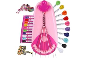 PLUNACK Kit Bracciale Dell'Amicizia, Kit Crea Braccialetti Bambina 6-12 Anni, Arti e mestieri per bambini Giocattoli, Regali di Natale Creativi Bambina 6 7 8 9 10 11 12 Anni