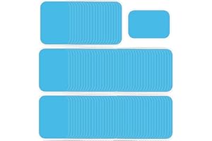 OSELEE 60PCS Abs Trainer Gel Pads, Replacement Gel Sheet Stimulator for Abs Toner Abdominal Workout Toning Belt Muscle Toner Pads