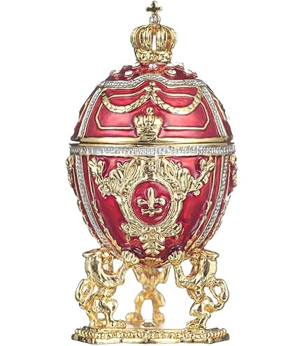 Fabergé - Keren Kopal - Oeuf Avec Boîte à Musique Carrousel