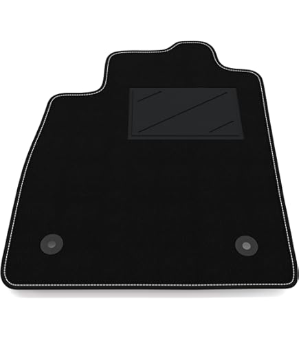 kh Teile Fußmatten für Ford Fiesta (ab 2017-) Velours Matten in Original Qualität Automatten Autoteppich Schwarz