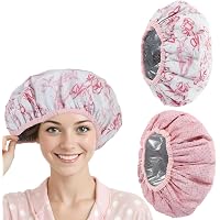 2 Stück Deep Conditioning Hair Caps – Doppellagige Wärmehauben Aus EVA & Alufolie, Wasserdicht, Für Haarpflege & Färben