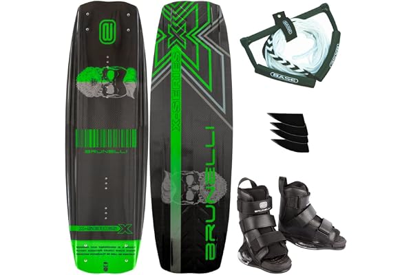 Brunelli Carbon Wakeboard Package 138 cm väckning bindning wakeboard bindning