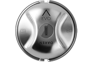 DAKEN Saturn Evo Single - 1 Cerradura Antirrobo para Vehículos Industriales Pesados, Cerradura Manual, Acero Inoxidable