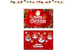 Sipiris Tappeto di Natale Tappeto di Natale Casa Casa di Natale Tappeto antiscivolo Lavabile di Natale Tappeto per camera da letto, corridoio Soggiorno Pavimento, cucina Bagno Tappeto (40cmx60cm)