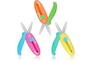 YPLUS Kinderschere Schule, Schere Kinder Set, Bastelschere Kinder ab 3+ jahre