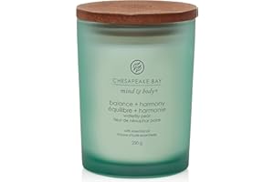 CHESAPEAKE BAY CANDLE Chesapeake Bay candela profumata | Candela media Tumbler Balance + Harmony per aromaterapia | Durata: fino a 57 ore | Collezione Mind & Body